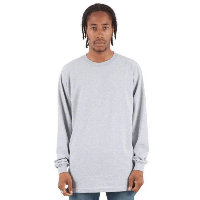 Shaka Wear Long Sleeve Shirt Grey Size M( 2 Pack)