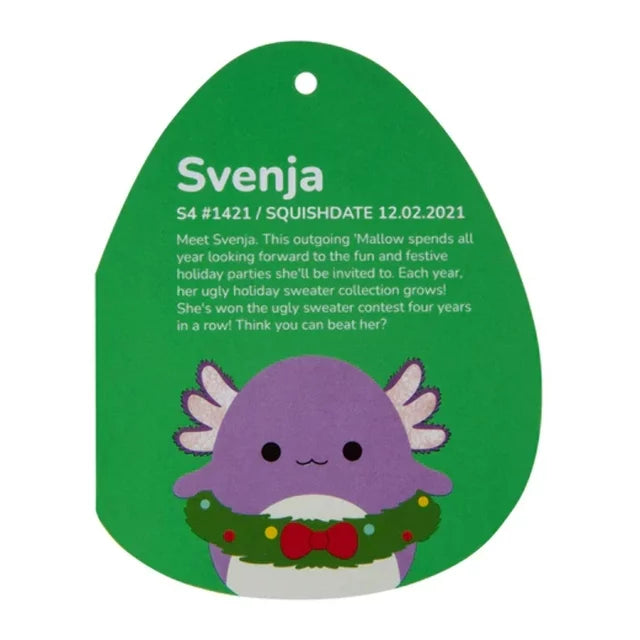 Squishmallows 4.5" Christmas Svenja the Axolotl