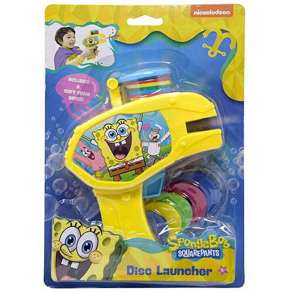 Spongebob Foam Disc Gun On Card