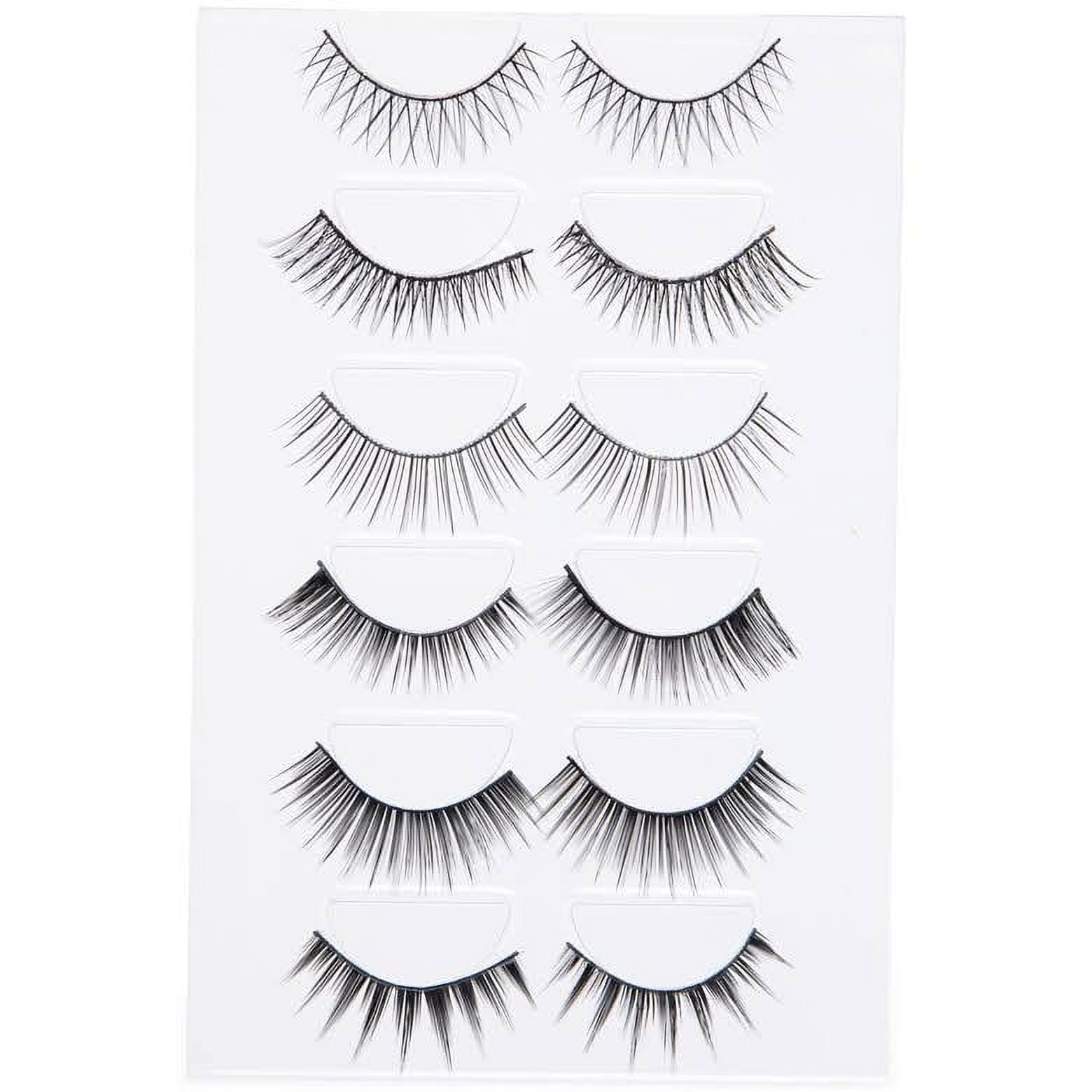 lash queen fake eyelashes & eyelash glue 7-piece set