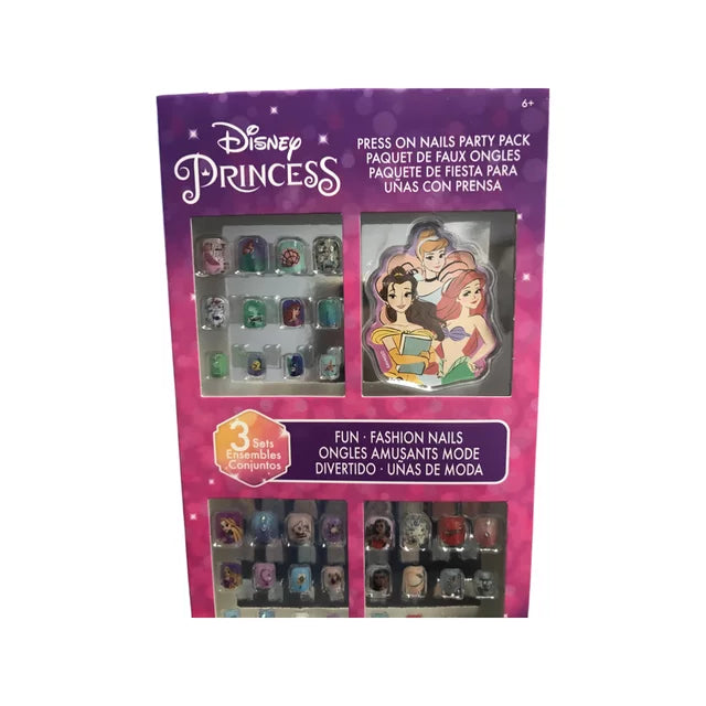 Disney Princess Press On Nails Party Pack 36 Pcs