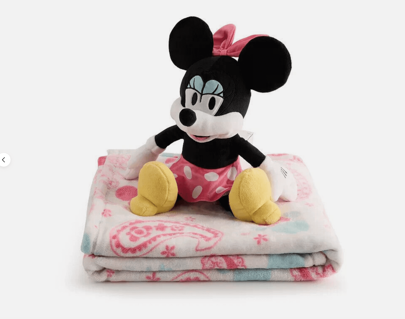 Disney Minney Mouse Buddy Plush & Throw Blanket by The Big One Kids NEW 50"x60"