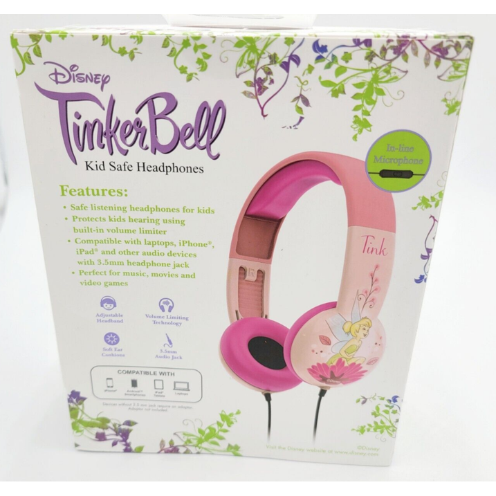 Disney Tinker Bell Kid Safe Headphone