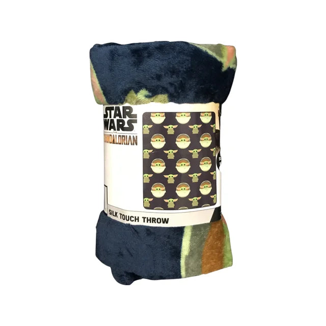 Star Wars The Mandalorian Silk Touch Throw 40in 50in