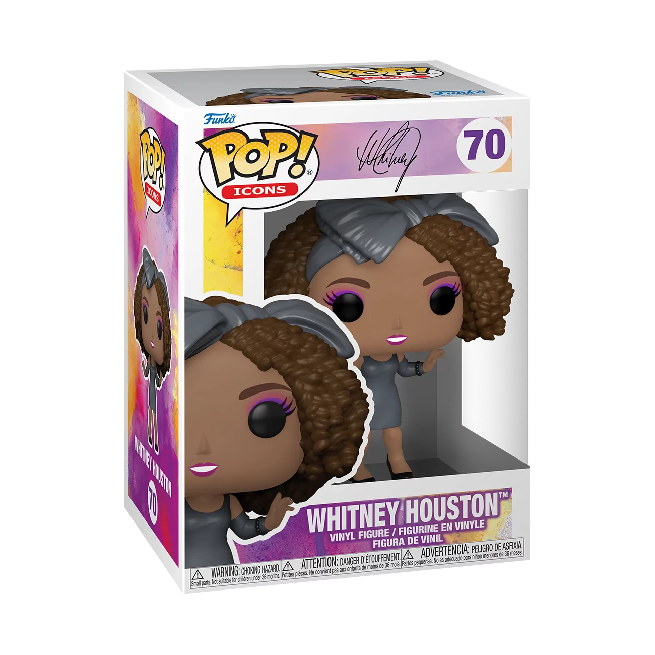 Pop Funko! Icons: Whitney Houston (How Will I Know) Vinyl Figure