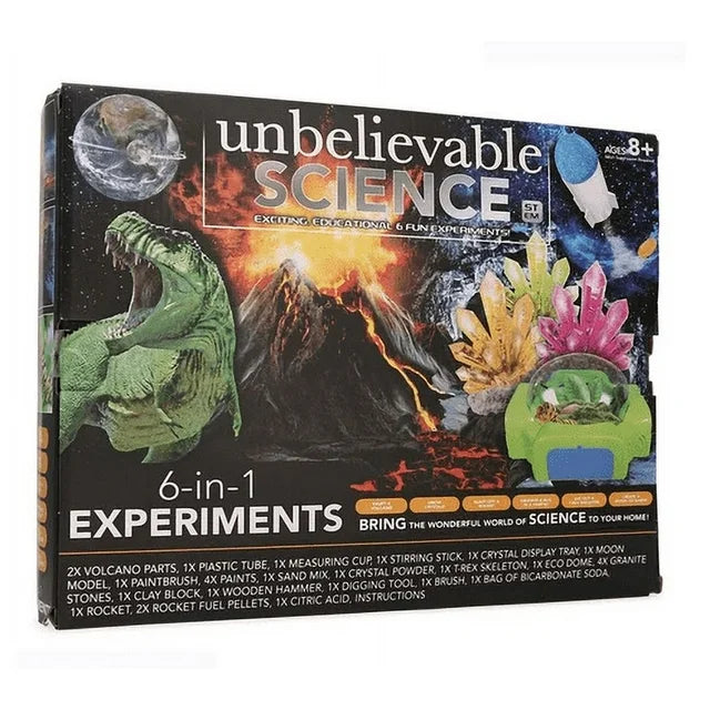 Science Squad Unbelievable Science 6-in-1 Experiments Stem Kit