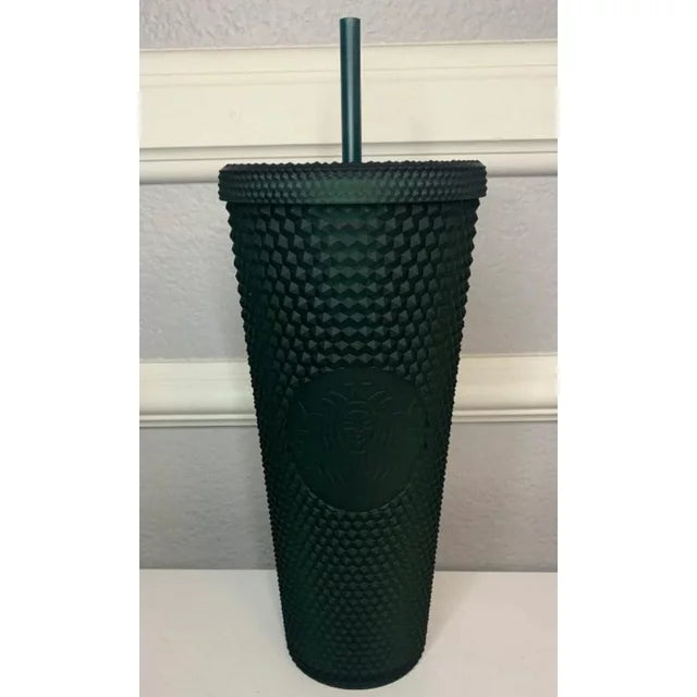 Starbucks Dark Green Jelly Studded Tumbler 24oz Venti