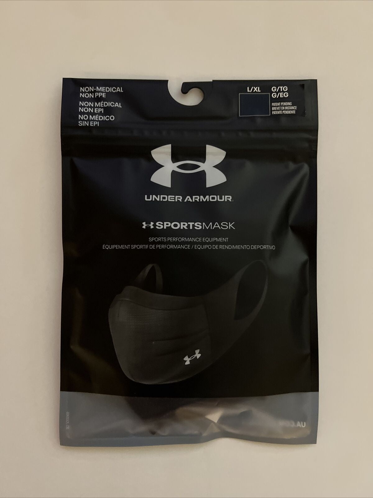 Under Armour Adult Sport Face Mask NAVY L/XL