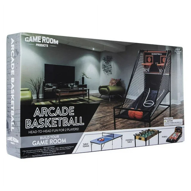 Game Room Products Arcade Basketball head to head fun for 2 players