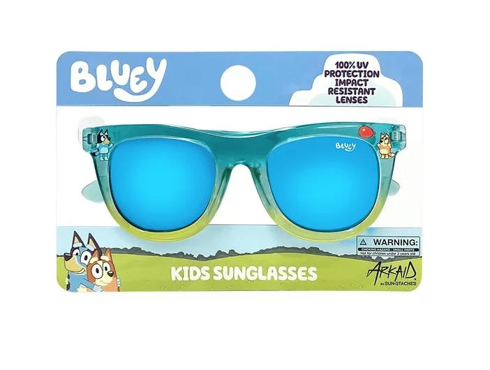 Bluey Kids Sunglasses 100% Protection Impact Resistant Lenses