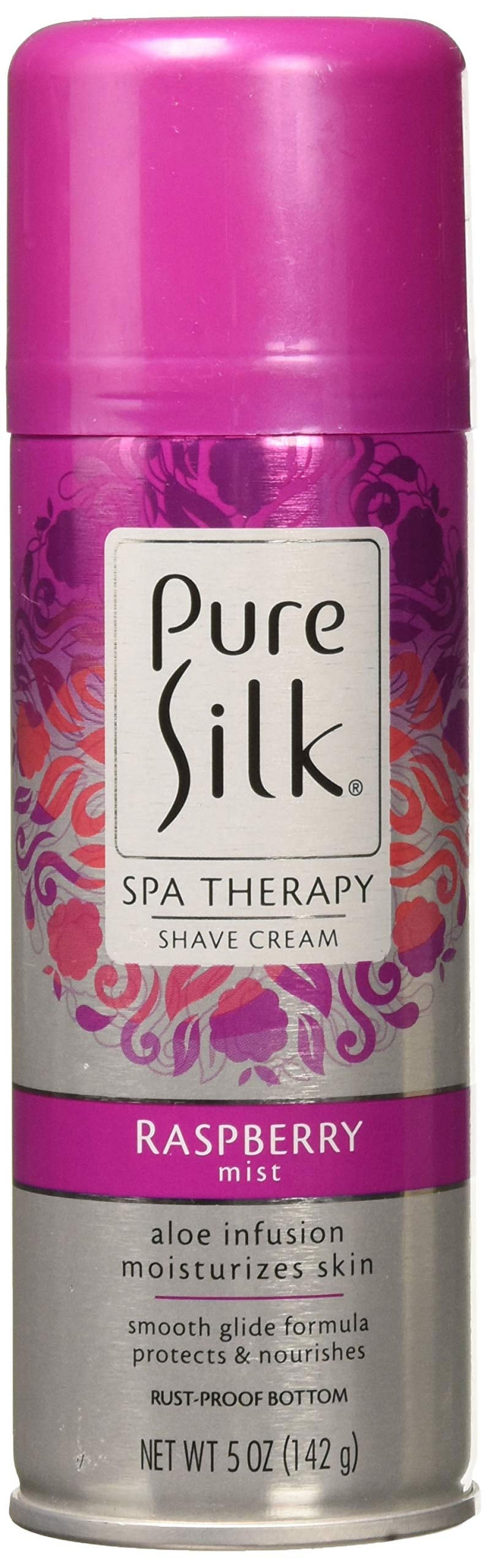 Pure Silk Raspberry Mist Shave Cream for Women, 5 OZ