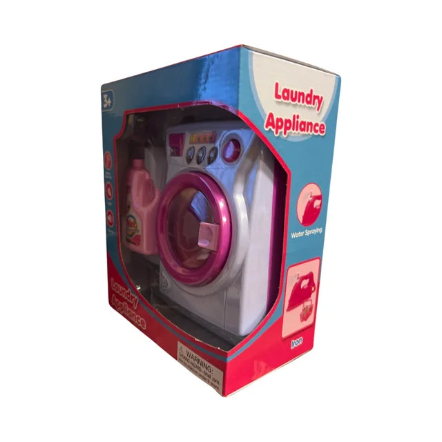 Laundry Appliance white and Pink Light/Sound