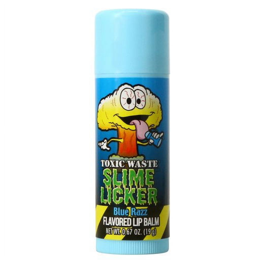 Toxic Waster Slime Licker Humongous Lip Balm Blue Razz