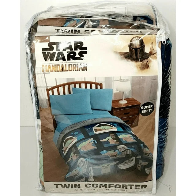 Star Wars The Mandalorian Twin Comforter Blanket