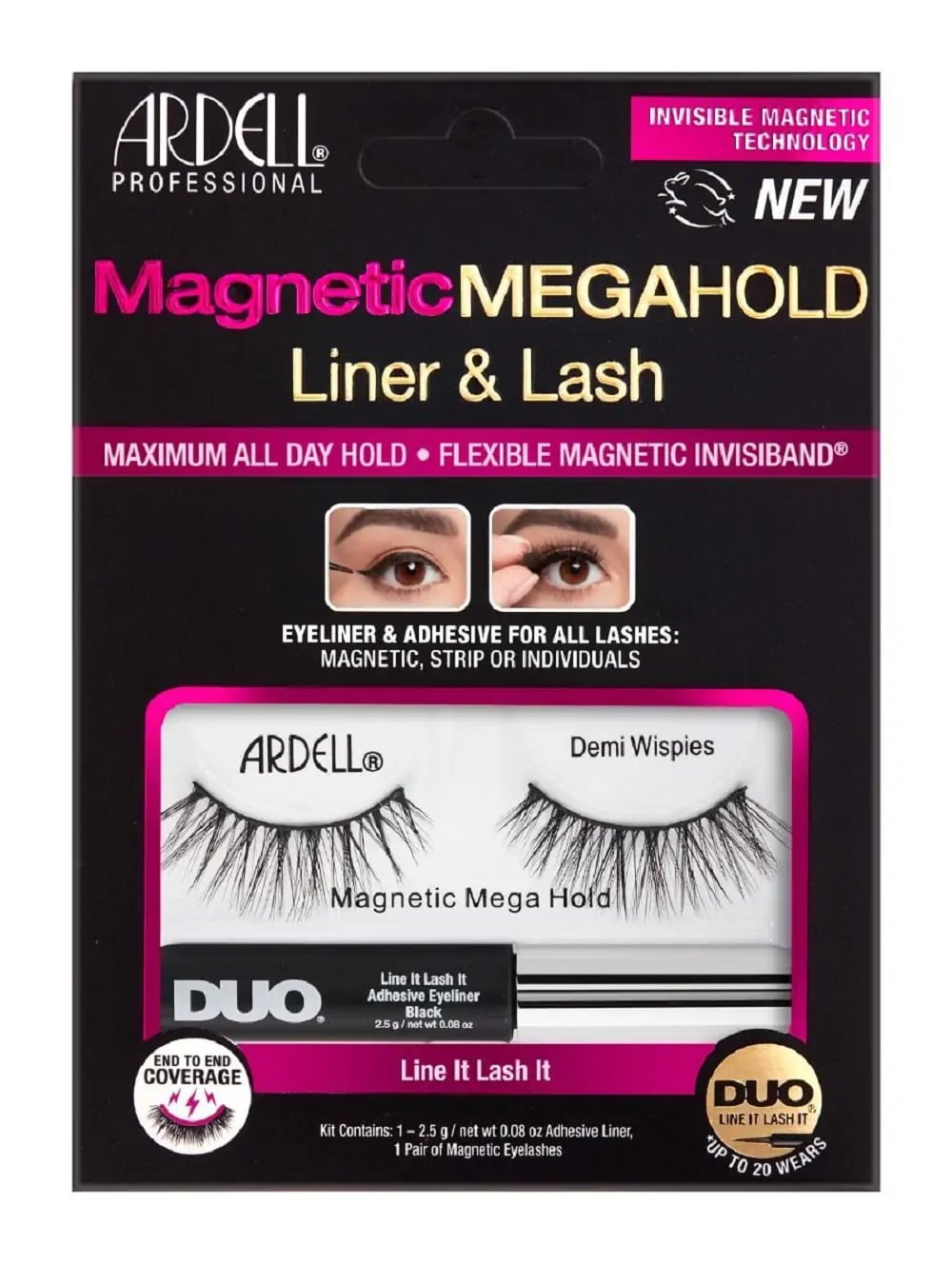 Ardell - Magnetic - Liner&Lash - (Megahold) Demi Wispies