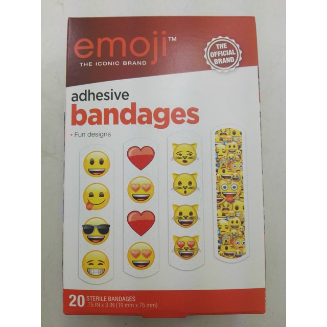 emoji adhesive bandage fun designs