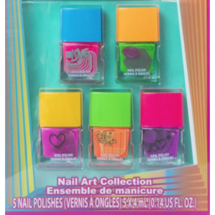 Neon City Tie Dye & Marble Nail Kit 8-Piece