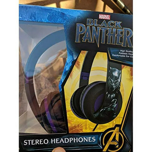 Marvel Black Panther Stereo Headphones