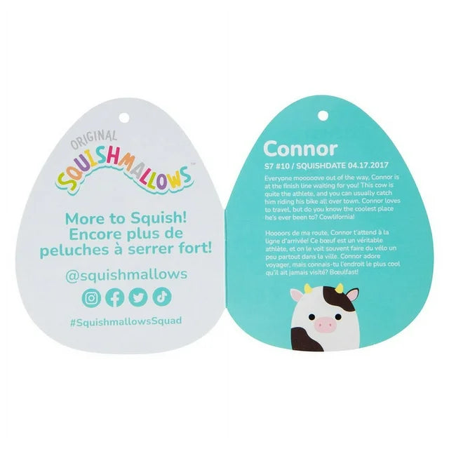 Squishmallows Original Squad Connor the Cow 7.5" Plush