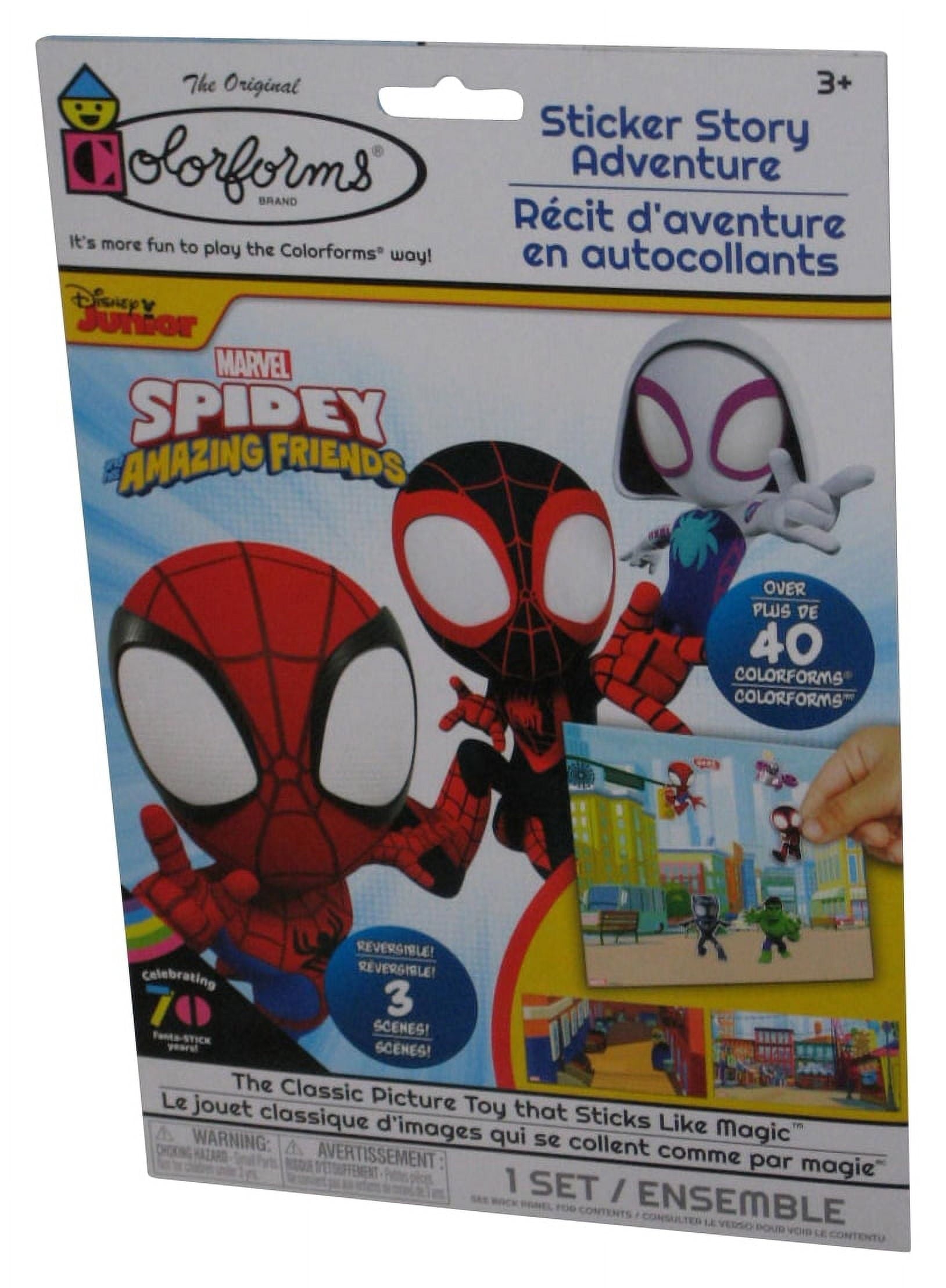 Marvel Spider-Man Spidey And His Amazing Friends (2023) Colorforms Sticker Set