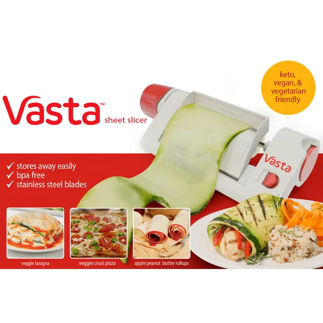 Vasta Vegetable and Fruit Sheet Slicer, As Seen on TV