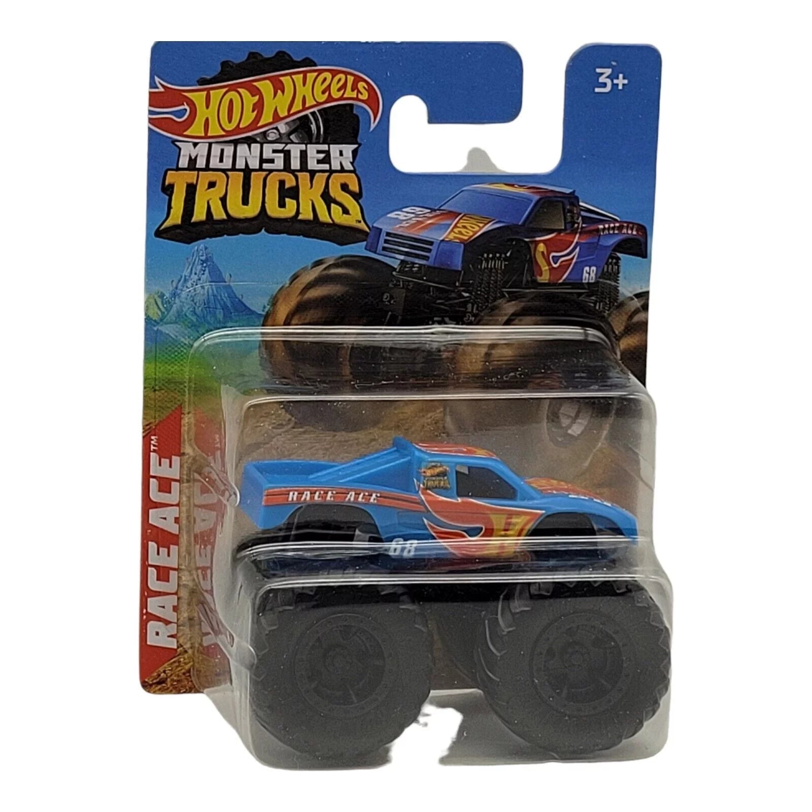 Hot Wheels Monster Trucks 1:70 Race Ace Blue (HJG37)