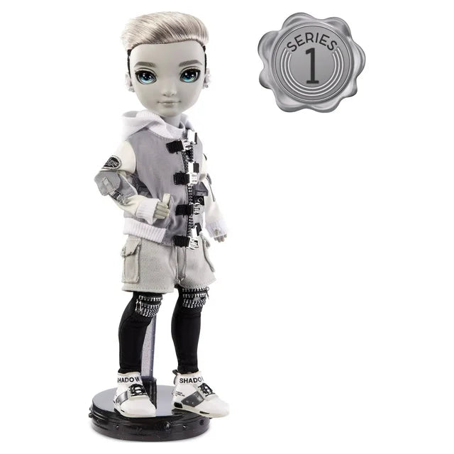 Shadow High Series 1 Ash Silverstone- Greyscale Boy Fashion Doll. 2 Silver Designer Outfits to Mix & Match with Accessories, Great Gift for Kids 6-12 Years Old and Collectors