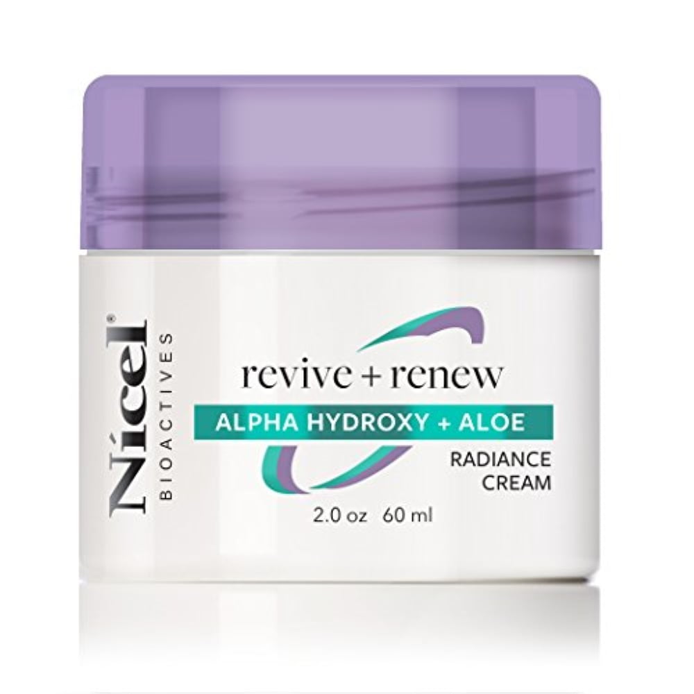 Nicel Revive+Renew Alpha Hydroxy+Aloe Cream 2oz