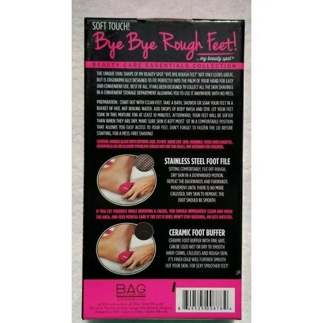 Soft Touch! Bye Bye Rough Feet By My Beauty Spot Foot File Foot Buffer