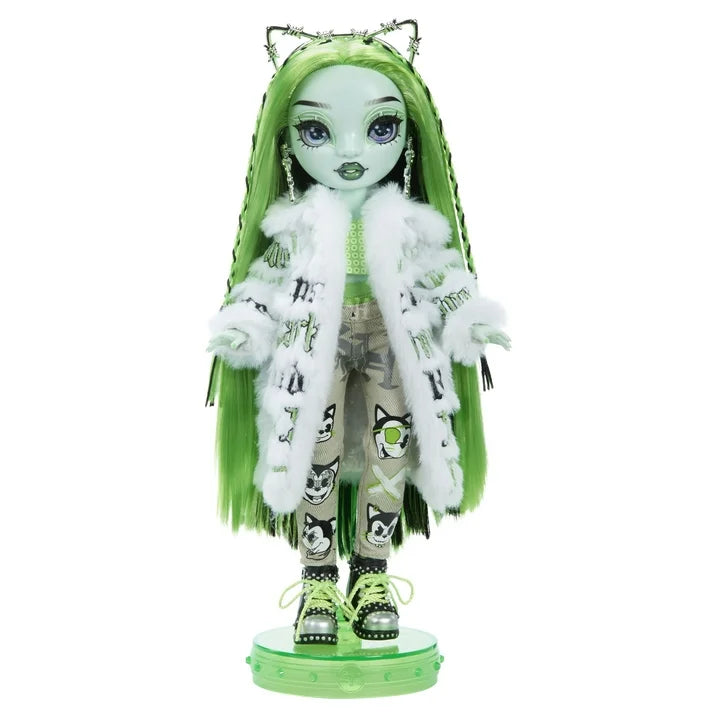 Rainbow Vision Shadow High Neon Shadow Harley Limestone Fashion Doll (Neon Green) with 2 Designer Outfits