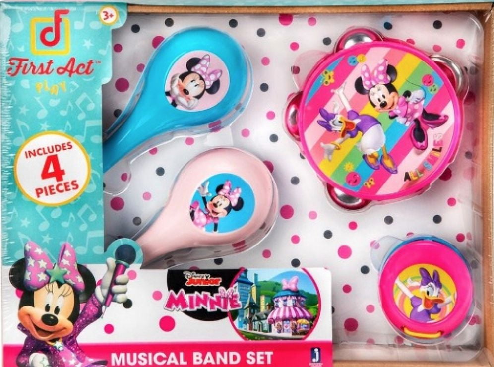 Disney Junior Premier Act 4-piece Minnie Mouse Musical Band Set