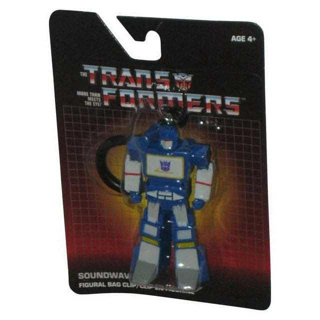 Transformers Soundwave (2021) Monogram Figural Bag Clip 3-Inch Figure Keychain