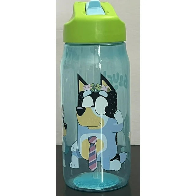 Bluey Sip Water Bottle w/Carry Loop Sip Bottles 16 oz Sippy Cup zak Designs