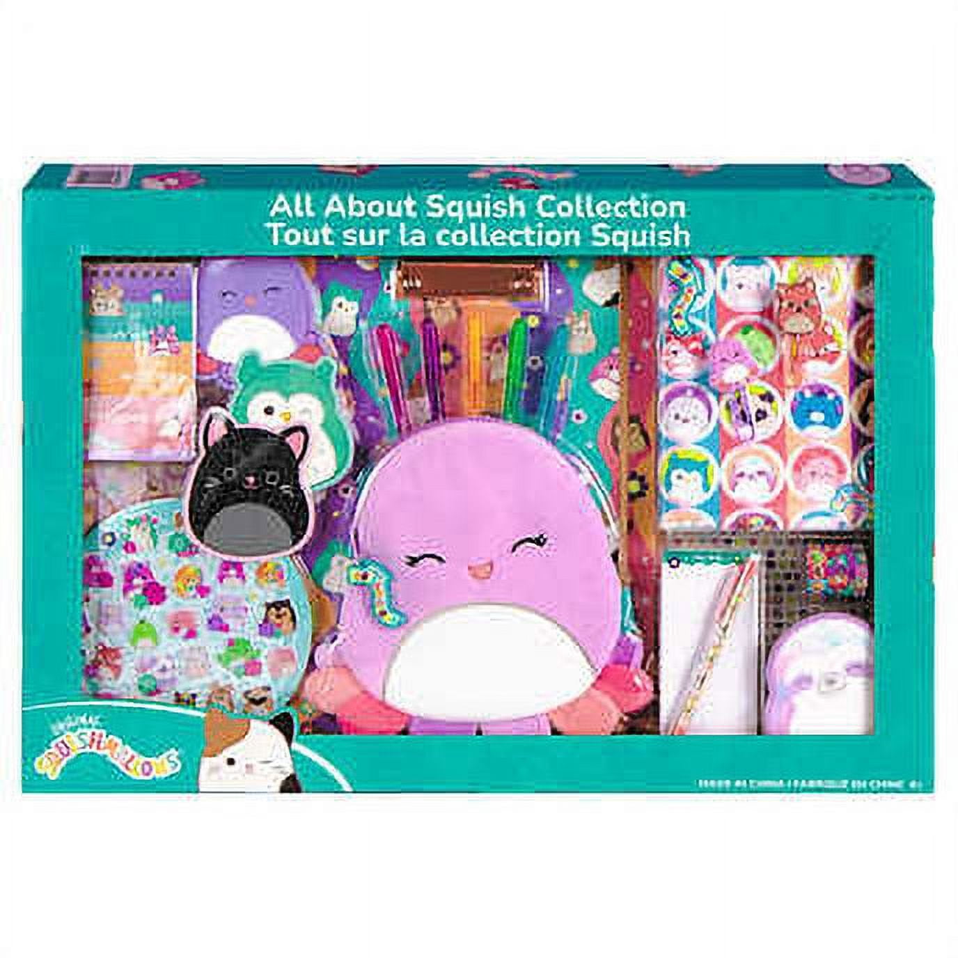 Squishmallows All About Squish Collection Featuring Buela the Octopus