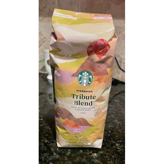 Starbucks 2024 Tribute Blend Whole Bean Coffee 1LB (16oz)