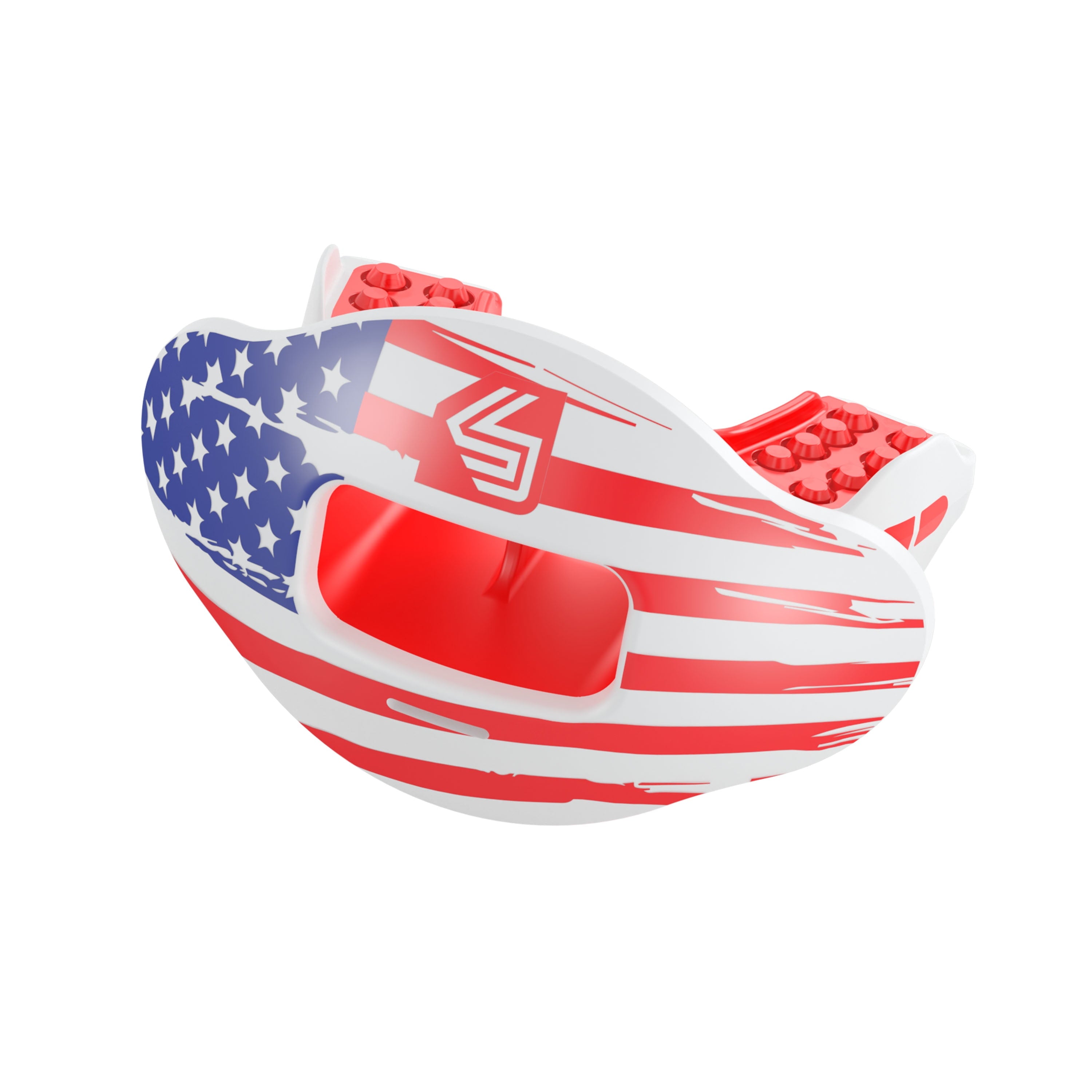 Shock Doctor Sport Max AirFlow Lip Guard Flag, One Size Fits Most