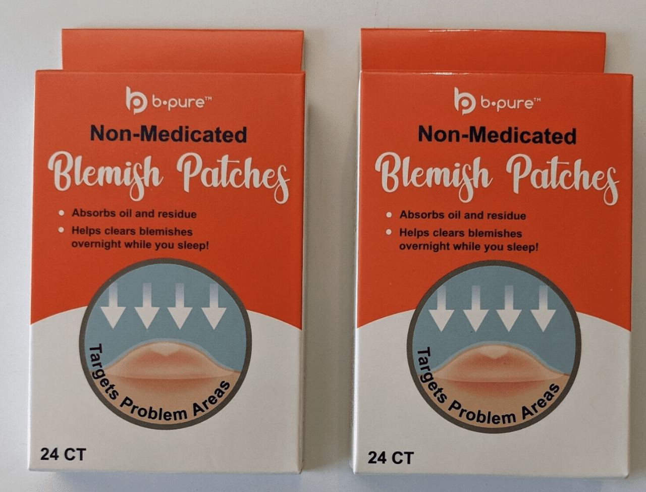 bpure Non-Medicated Blemish Patches 24-ct. Pack / 2 Packs