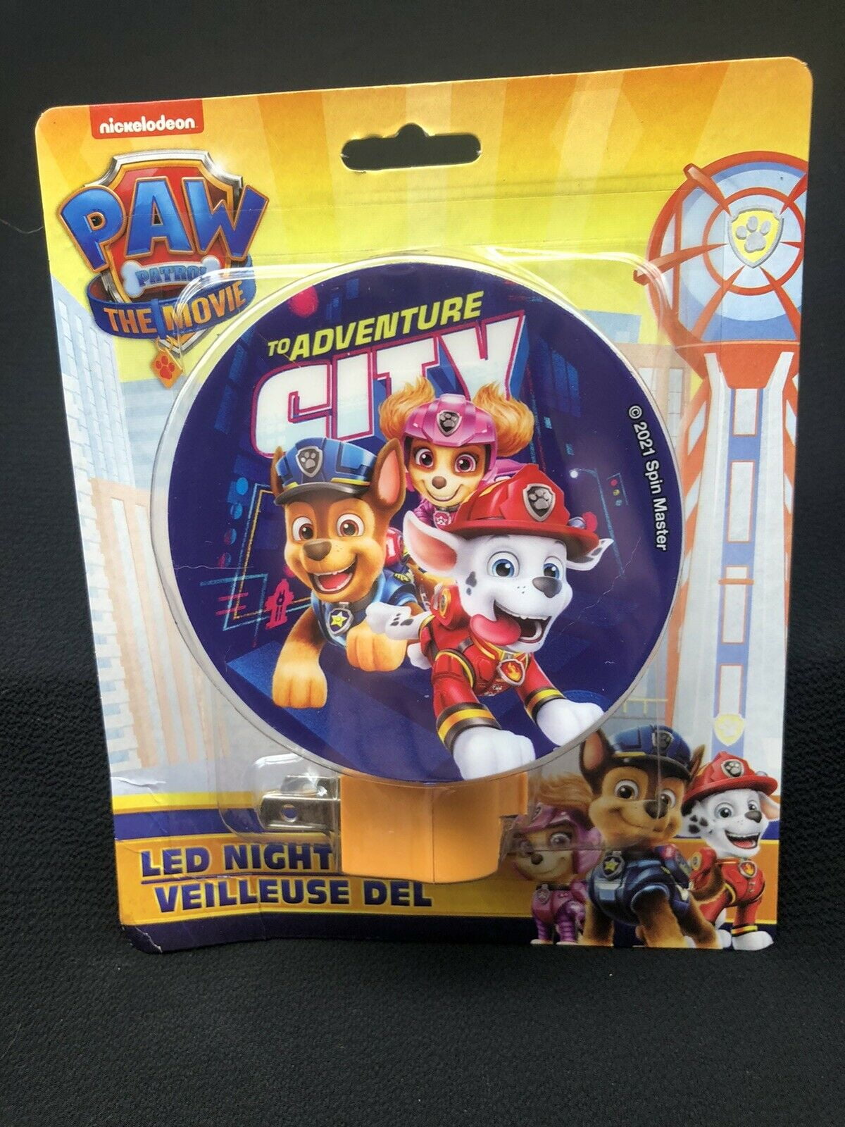 Paw Patrol Movie LED Nightlight To Adventure City Nickelodeon