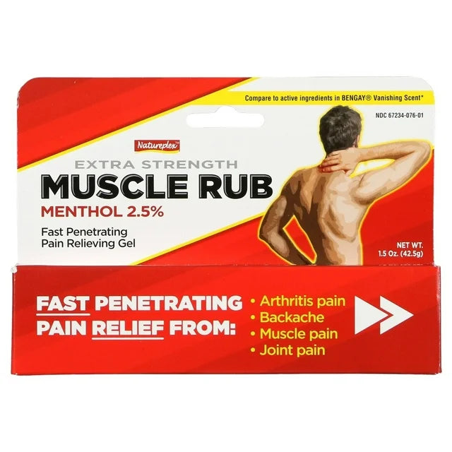 Natureplex Extra Strength Muscle Rub, 1.5 Ounces (42.5 g)