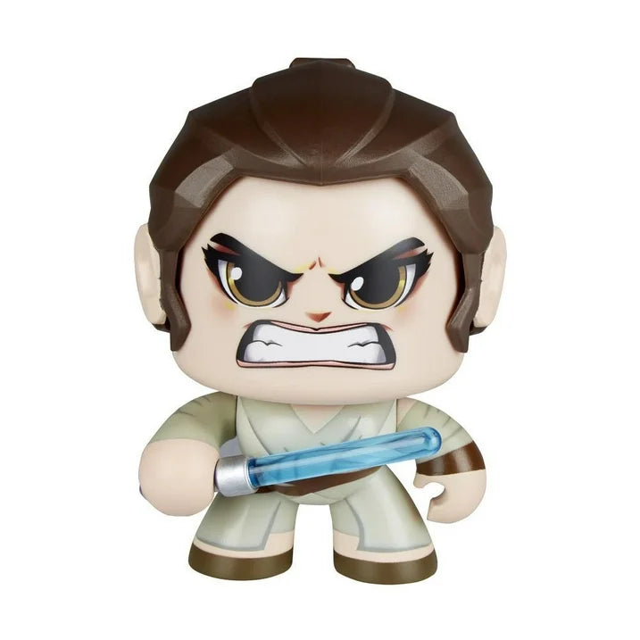 Star Wars Mighty Muggs Rey (Jakku) #5 Action Figure, 3 Facial Expressions