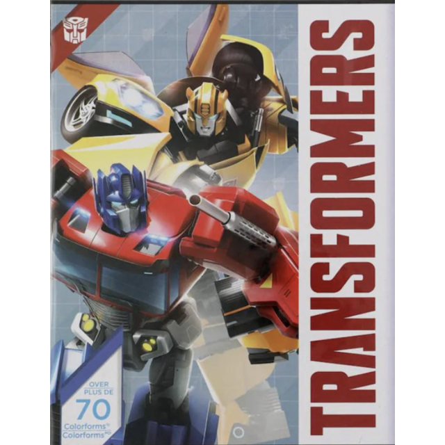 Transformers Colorforms Fold & Go! Jumbo on the go adventures over 75 stickers