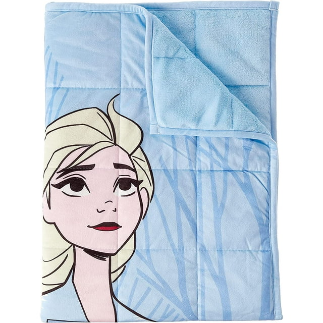 Jay Franco Disney Frozen 2 Forest Spirit Weighted Blanket 4.5 lbs, White