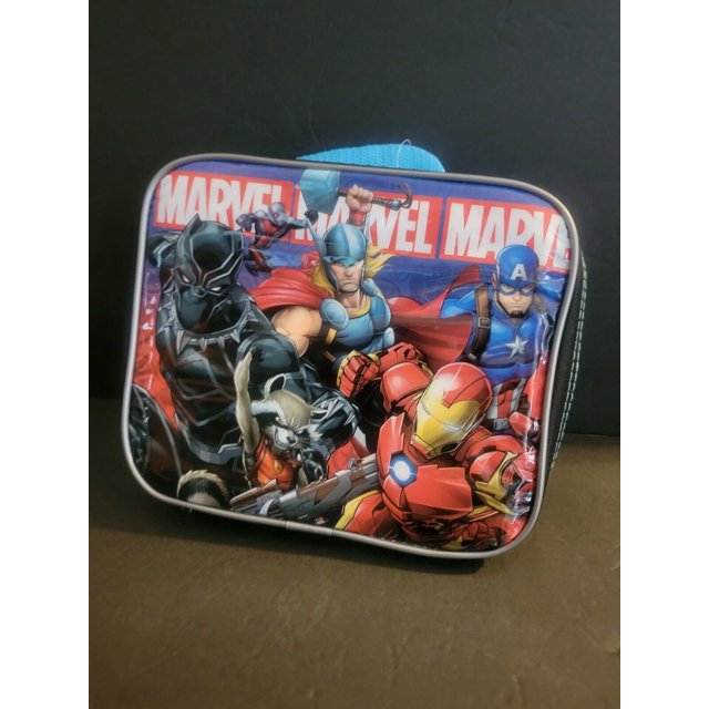 MARVEL Superheroes AVENGERS Back To School Backpack & Lunchpale