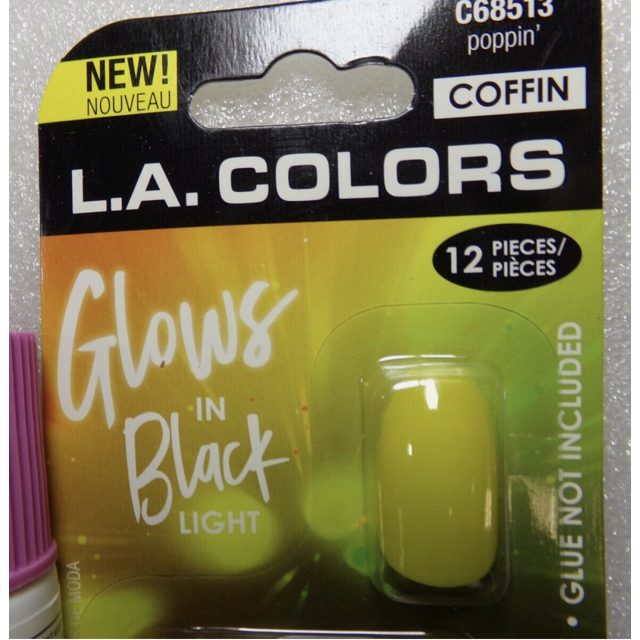 L.A. COLORS ARTIFICIAL NAIL TIPS POPPIN FASHION NAILS