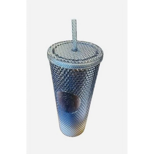 2023 Starbuck Winter Blue Silver Gradient Ombre Icicle Tumbler Venti 24oz