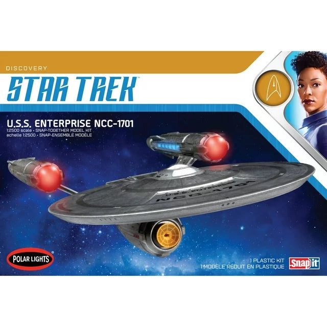 Polar Lights 1/2500 Star Trek Discovery USS Enterprise Snap, PLL971M