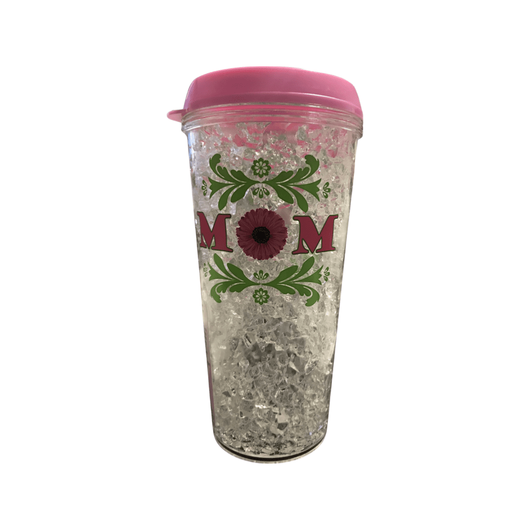 Duck House Sports Crystal Freezer Travel Tumbler Mom