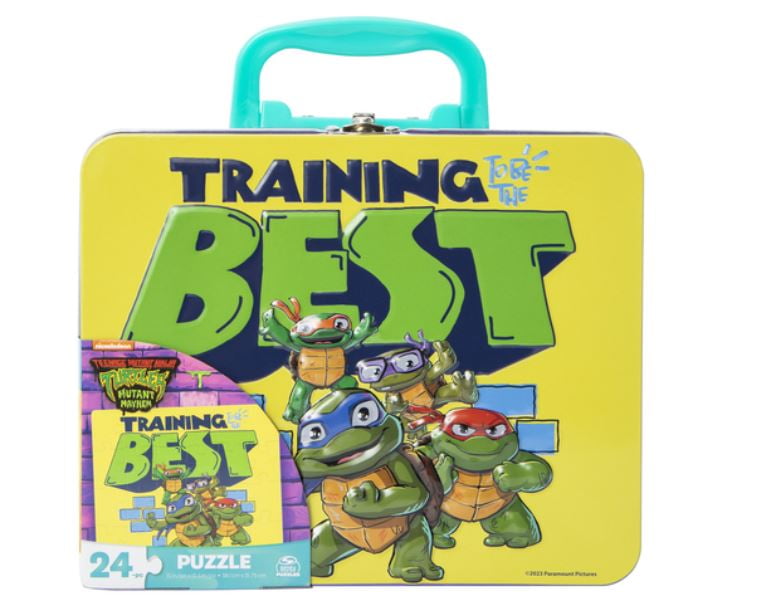 Teenage Mutant Ninja Turtles Lunch Box and 48pc 12.5" x 15" Jigsaw Puzzle