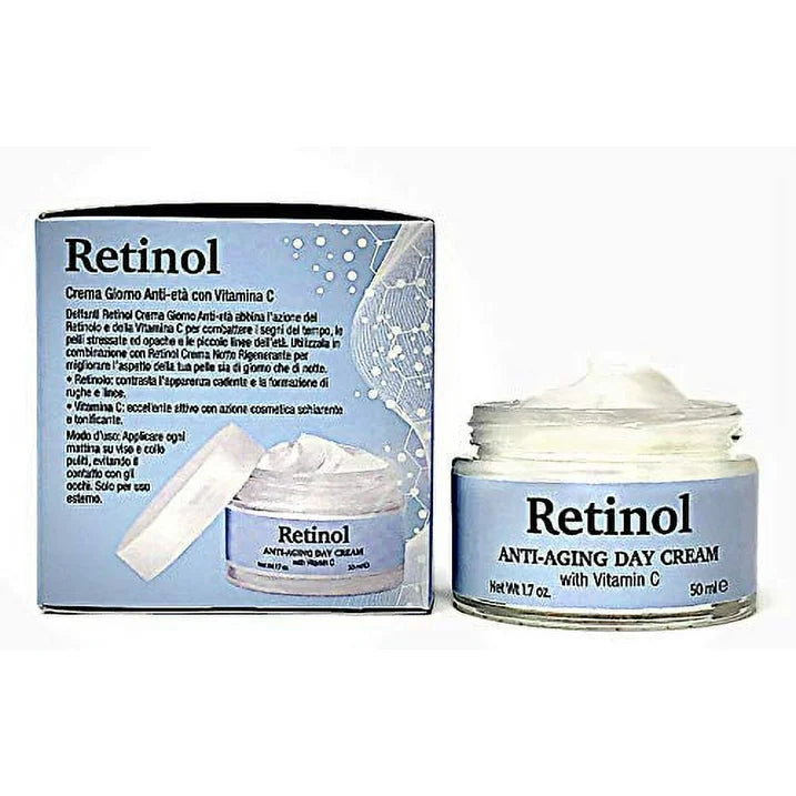 Delfanti RETINOL Anti-Aging Day Cream with Vitamin C  1.7 fl oz