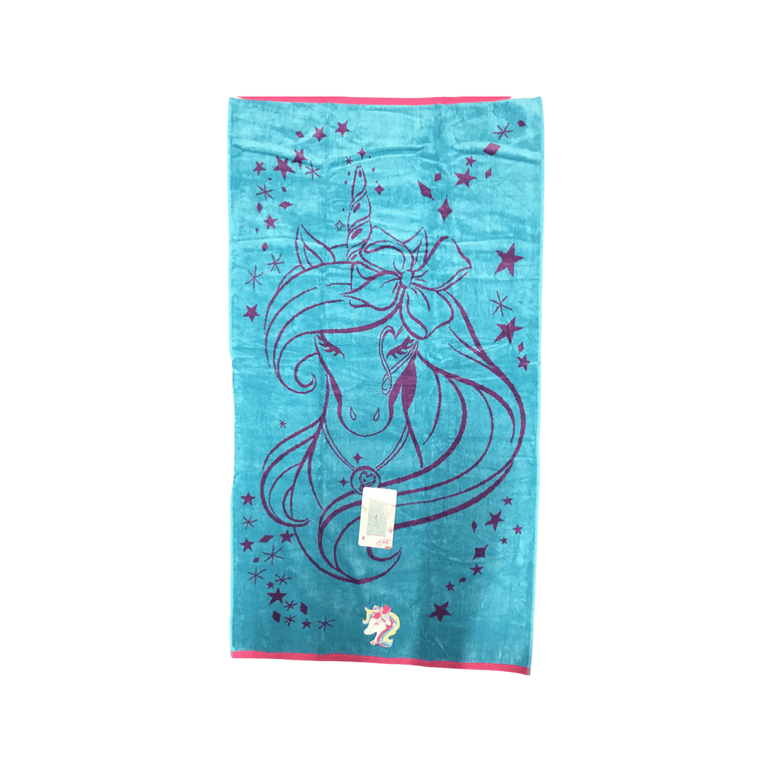 Nickelodeon Jo Jo Siwa Embroidered Beach Towel  34in X 63IN